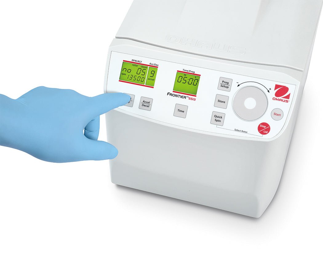 OHAUS FC5513 Frontier 5000 Micro Centrifuge, 24 x 1.5/2.0 mL Capacity, High-Speed Lab Centrifuge - FC5513 - Centrifuges - Ohaus - Weighcore
