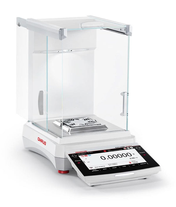 OHAUS EXP225D/AD Explorer EXP Semi-Micro Balance, 120 g/220 g Capacity, 0.01 mg/0.1 mg Readability, AutoCal, Touchscreen