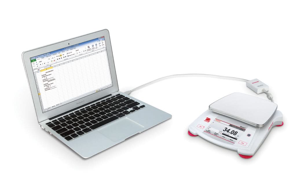 OHAUS STX6201 AM Scout Portable Balance, 6,200 g Capacity, 0.1 g Readability, Touchscreen - STX6201 AM - Portable Balances - Ohaus - Weighcore