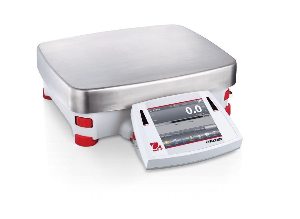 OHAUS EX24001N Explorer High Capacity Precision Balance, 24,000g, 0.1g Readability, AutoCal, NTEP Certified - EX24001N - High Capacity Scales - Ohaus - Weighcore