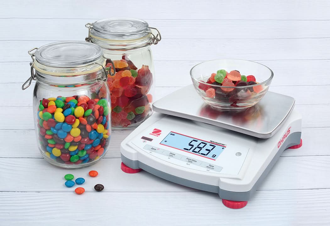 OHAUS NV2202 AM Navigator Portable Balance, 2200g Capacity, 0.01g Readability, GLP/GMP Compliant - NV2202 AM - Portable Balances - Ohaus - Weighcore