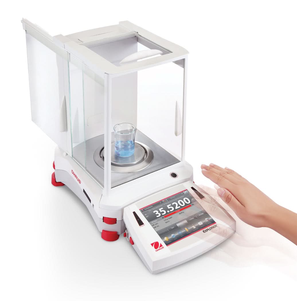 OHAUS EX324N/AD Explorer Analytical Balance, 320g Capacity, 0.1mg Readability, AutoCal, NTEP Certified - EX324N/AD - Analytical Balances - Ohaus - Weighcore