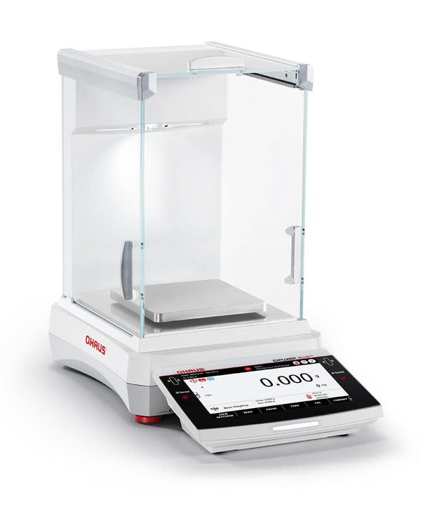 OHAUS EXP1203/AD Explorer EXP Precision Balance, 1,200g Capacity, 1mg Readability, AutoCal, Touchscreen