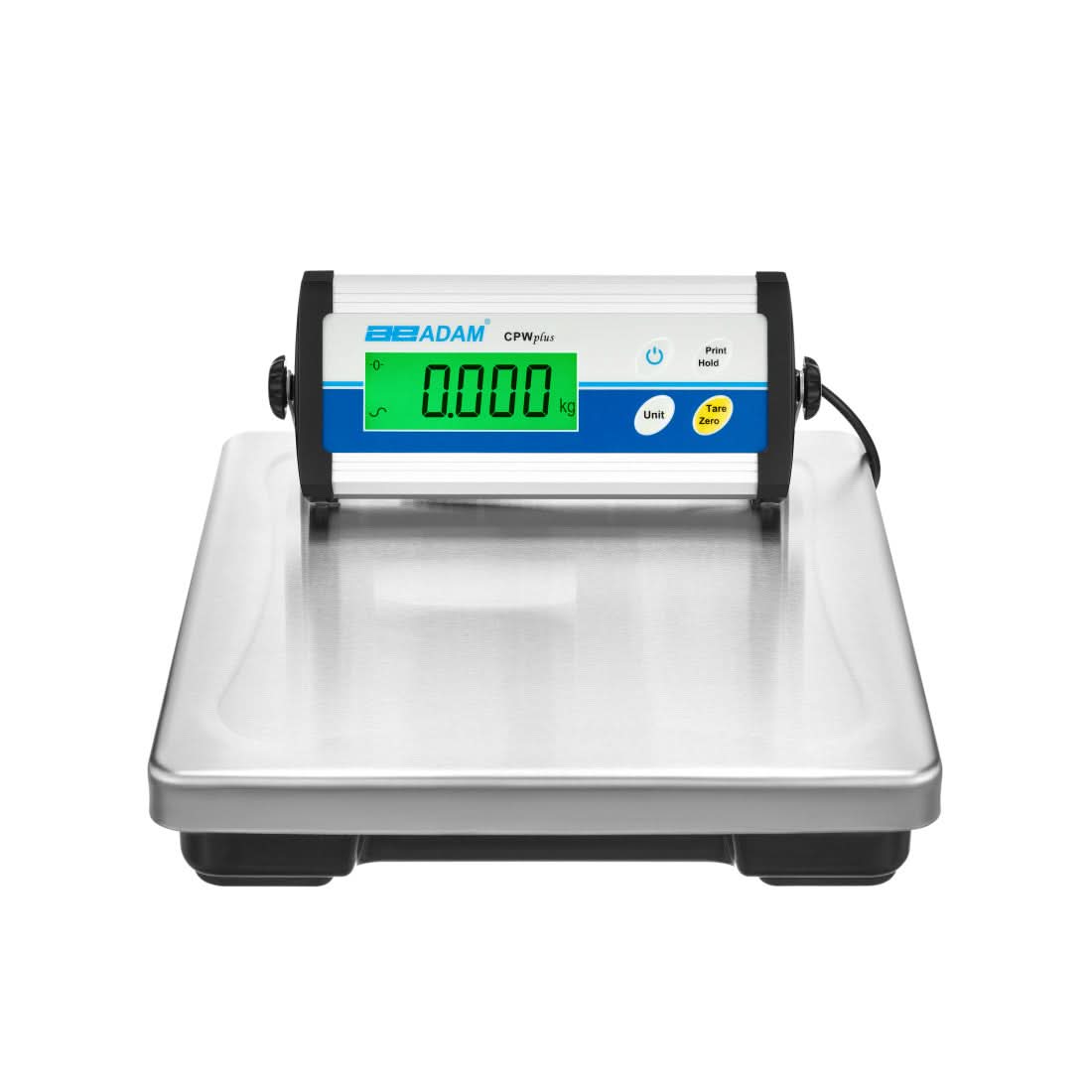 Adam Equipment AELP 2000 [AE403a] AELP Low - Profile Pallet Weigh Platform, 2000 kg Capacity, 0.5 kg Readability, RS - 232, Backlit LCD - AELP 2000 [AE403a] - Weigh Platforms - Adam Equipment - Weighcore