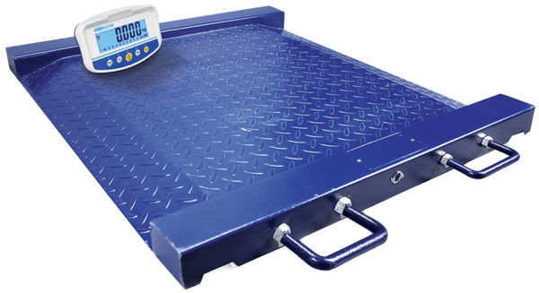 Adam Equipment PT 312-10 [AE403a] PT Platform AE410 Floor Scale, 4500 kg Capacity, 1.0 kg Readability, Rechargeable Battery, Backlit LCD