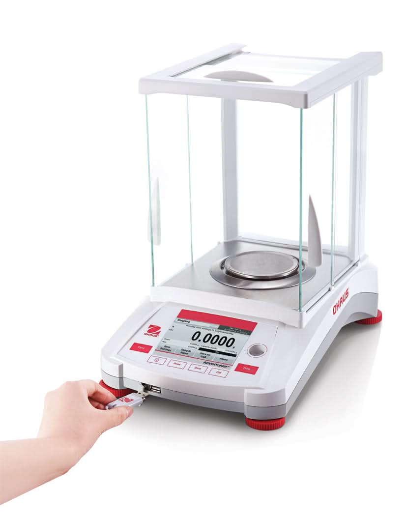 OHAUS AX224N Adventurer Analytical Balance, 220g Capacity, 0.1mg Readability, AutoCal, NTEP Certified - AX224N - Analytical Balances - Ohaus - Weighcore