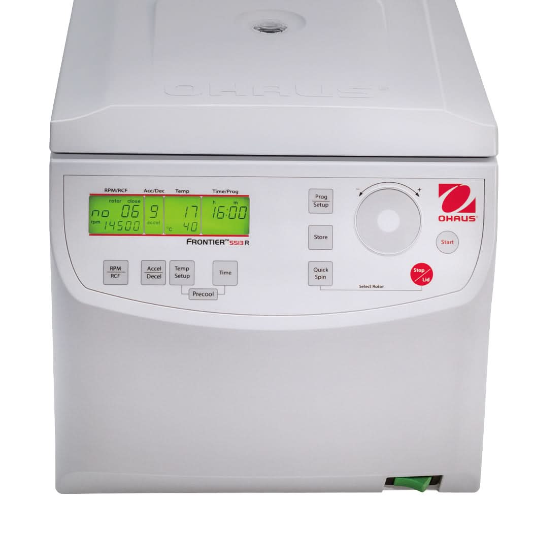 OHAUS FC5513R V1 Frontier 5000 Micro Centrifuge, 24 x 1.5/2.0 ml Capacity, Refrigerated, LCD Display - FC5513R V1 - Centrifuges - Ohaus - Weighcore