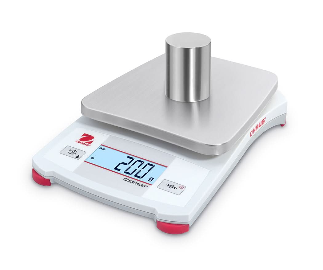 OHAUS CX1201 Compass CX Portable Balance, 1200g Capacity, 0.1g Readability, 1000hr Battery Life - CX1201 - Portable Balances - Ohaus - Weighcore