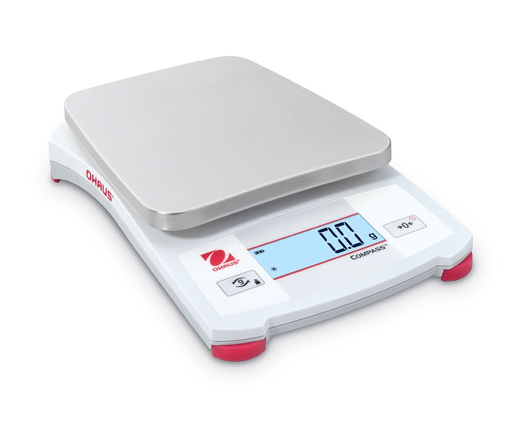 OHAUS CX5200 Compass CX Portable Balance, 5200g Capacity, 1g Readability, 1000hr Battery Life - CX5200 - Portable Balances - Ohaus - Weighcore