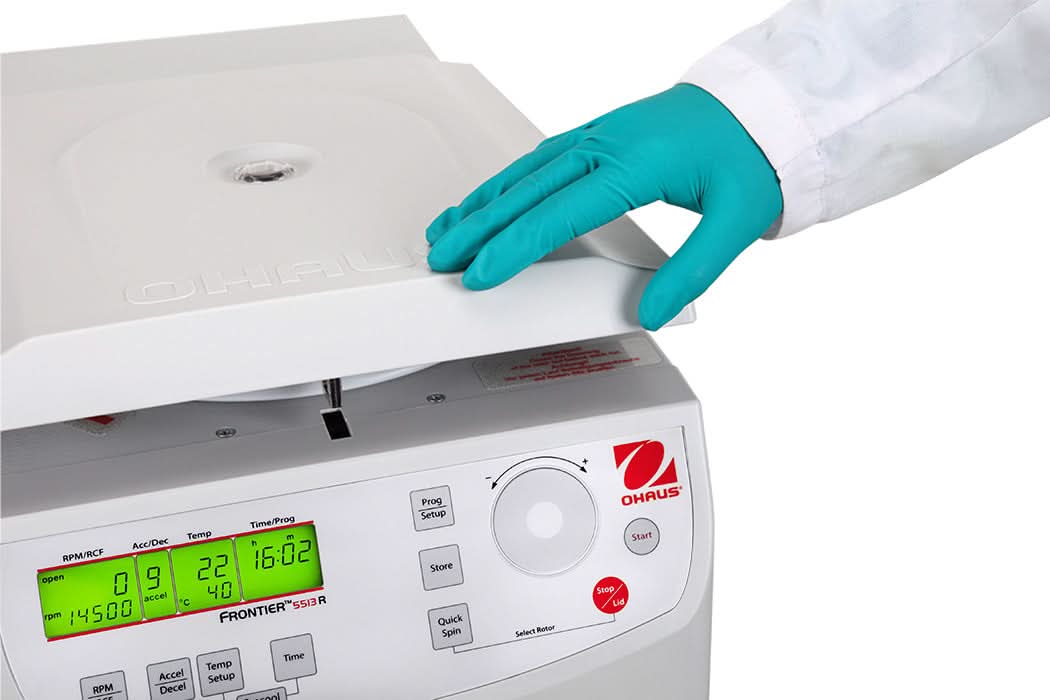 OHAUS FC5513R V1 Frontier 5000 Micro Centrifuge, 24 x 1.5/2.0 ml Capacity, Refrigerated, LCD Display - FC5513R V1 - Centrifuges - Ohaus - Weighcore