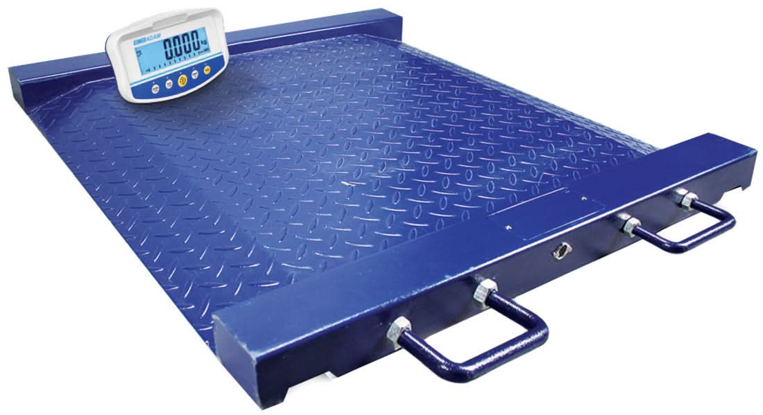 Adam Equipment PT 312 - 10 [AE403a] PT Platform AE410 Floor Scale, 4500 kg Capacity, 1.0 kg Readability, Rechargeable Battery, Backlit LCD - PT 312-10 [AE403a] - Weigh Platforms - Adam Equipment - Weighcore