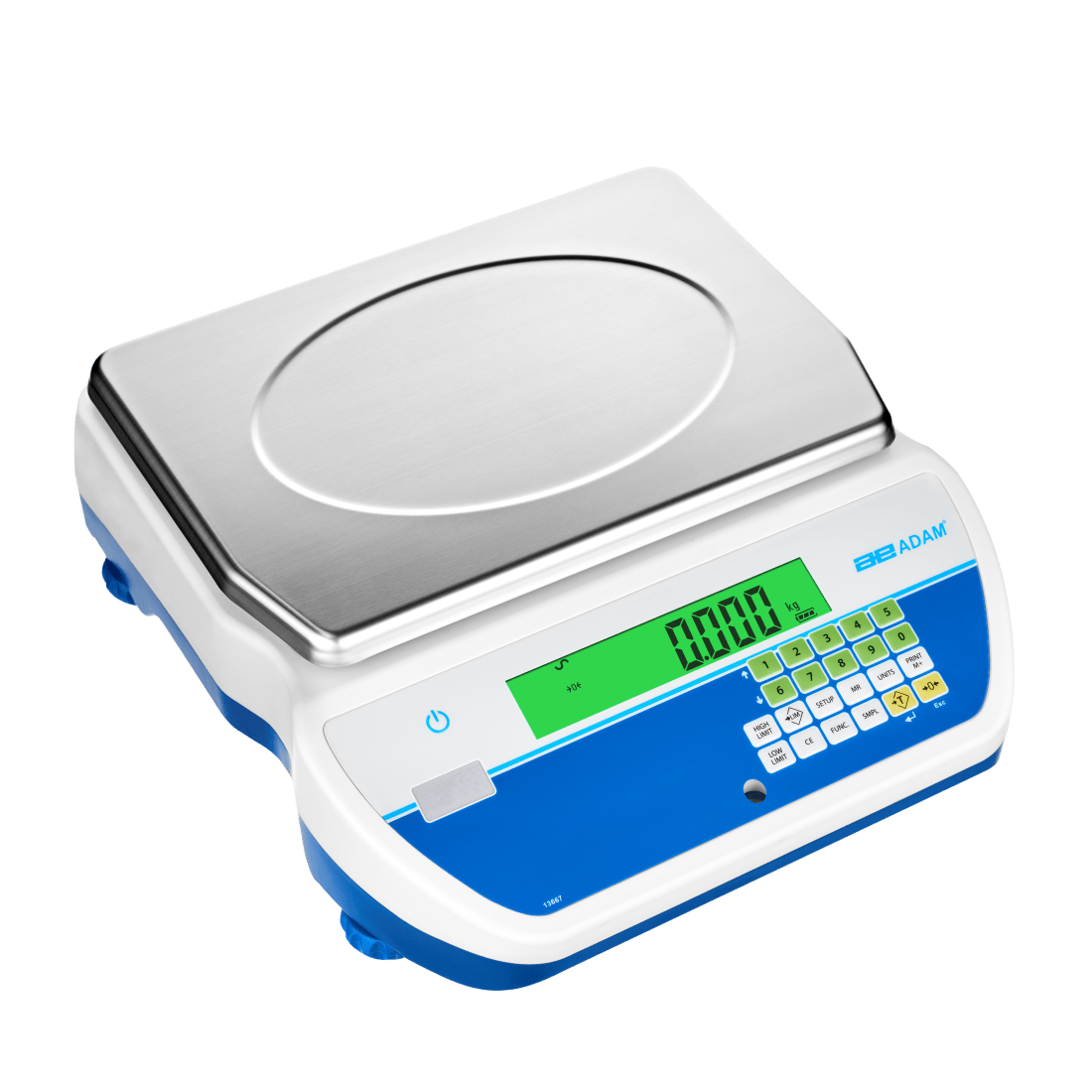 Adam Equipment AELP 3000 [AE403a] AELP Low - Profile Pallet Weigh Platform, 3000 kg Capacity, 1 kg Readability, Rechargeable Battery - AELP 3000 [AE403a] - Weigh Platforms - Adam Equipment - Weighcore