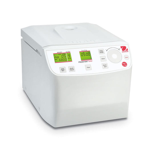 OHAUS FC5707+R09 Frontier 5000 Multi Centrifuge, 4x50ml or 4x15ml RB/FA Capacity, LCD Display