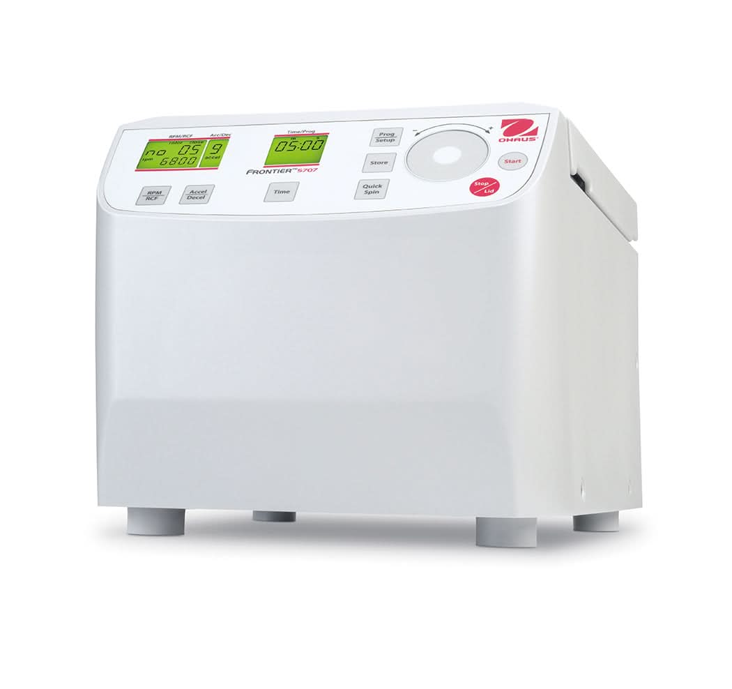 OHAUS FC5707+R09 Frontier 5000 Multi Centrifuge, 4x50ml or 4x15ml RB/FA Capacity, LCD Display - FC5707+R09 - Centrifuges - Ohaus - Weighcore