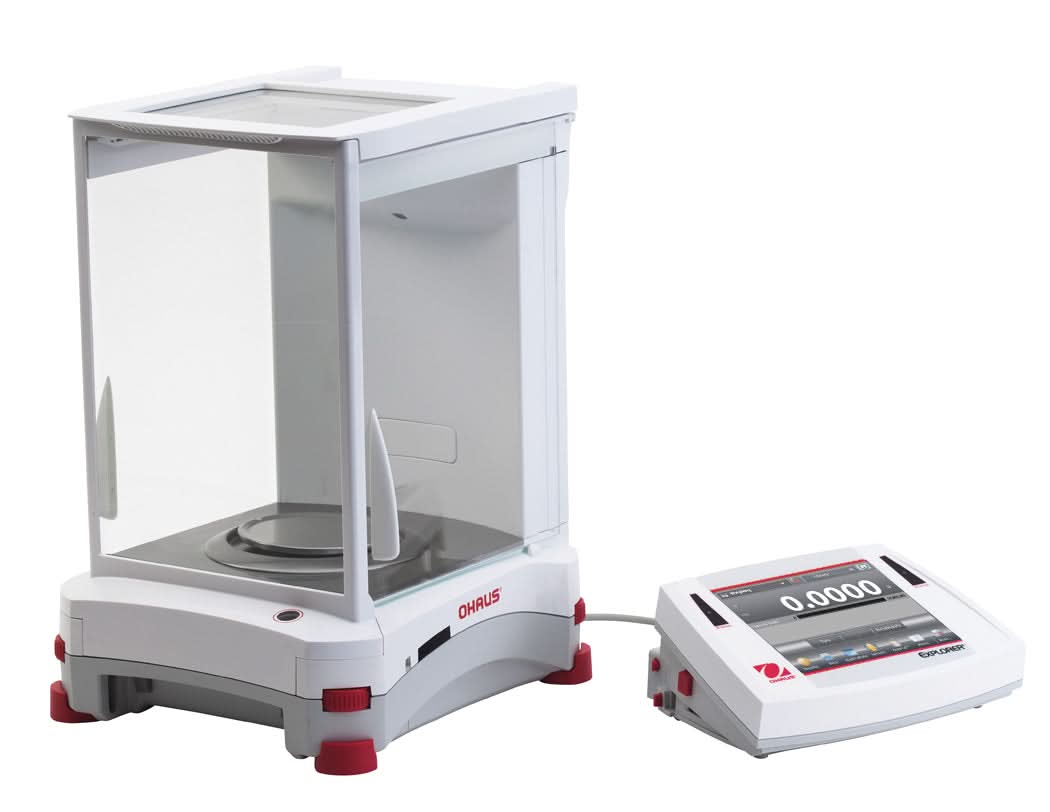 OHAUS EX224N/AD Explorer Analytical Balance, 220g Capacity, 0.1mg Readability, AutoCal, NTEP Certified - EX224N/AD - Analytical Balances - Ohaus - Weighcore