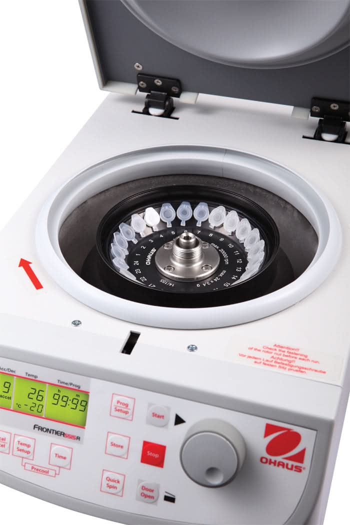 OHAUS FC5515R Frontier 5000 Micro Refrigerated Centrifuge, 44 x 1.5/2.0 mL, 12 x 5 mL Capacity - FC5515R - Centrifuges - Ohaus - Weighcore