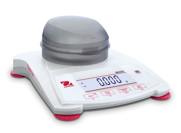 OHAUS SPX223 AM Scout Portable Balance, 220 g Capacity, 0.001 g Readability