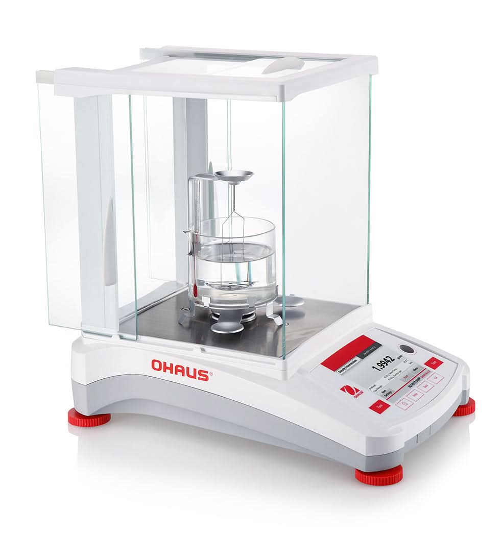 OHAUS AX225D Adventurer Semi - Micro Balance, 102g/220g Capacity, 0.01mg/0.1mg Readability, AutoCal - AX225D - Semi - Micro Balances - Ohaus - Weighcore