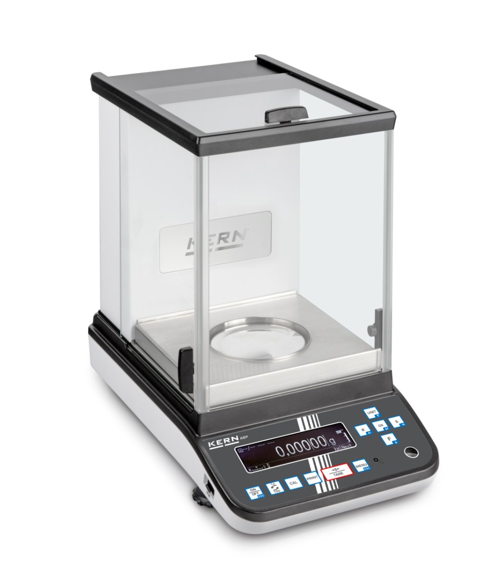 KERN & SOHN ABP 100-5M ABP Analytical Balance, 135 g Capacity, 0.00001 g Readability, Internal Calibration, RS-232 / USB - ABP 100-5M - Analytical Balances - KERN & SOHN - Weighcore