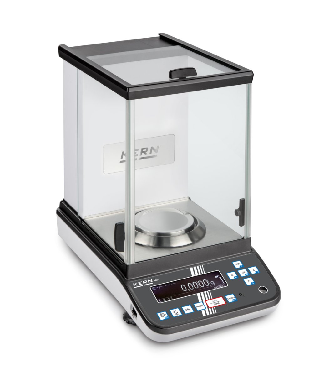 KERN & SOHN ABP 200-4M ABP Analytical Balance, 220 g Capacity, 0.0001 g Readability, Internal Calibration, RS-232 / USB - ABP 200-4M - Analytical Balances - KERN & SOHN - Weighcore