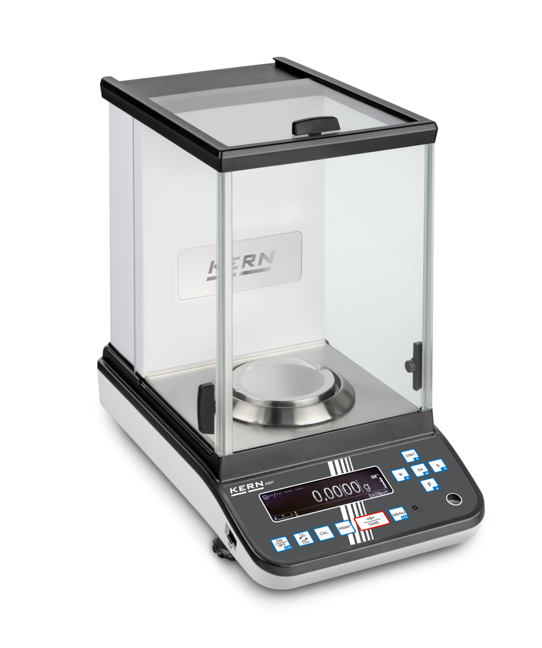 KERN & SOHN ABP 200-4M ABP Analytical Balance, 220 g Capacity, 0.0001 g Readability, Internal Calibration, RS-232 / USB