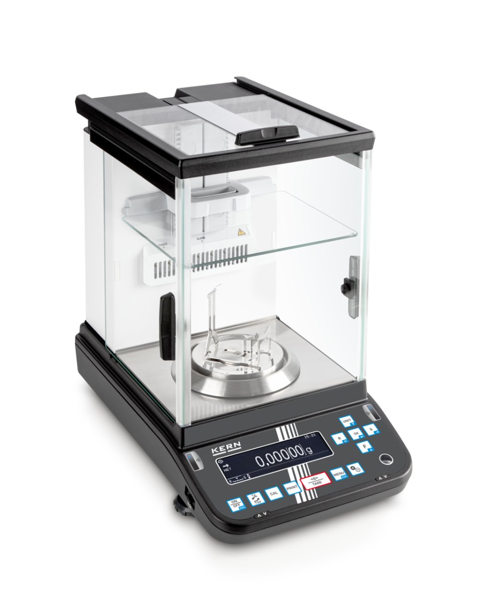 KERN & SOHN ABP 200-5AM ABP Analytical Balance, 220 g Capacity, 0.00001 g Readability, Internal Calibration, RS-232 / USB - ABP 200-5AM - Analytical Balances - KERN & SOHN - Weighcore