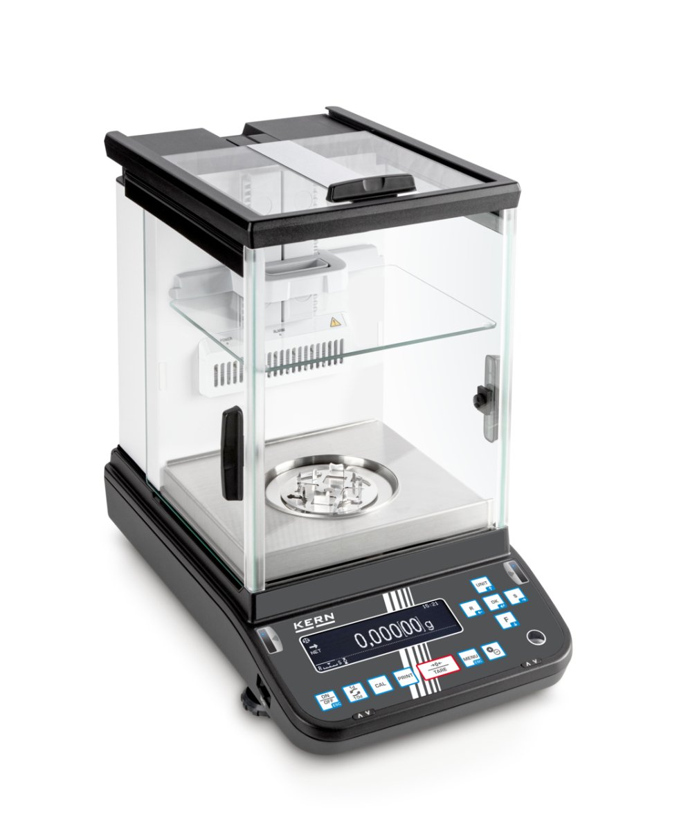 KERN & SOHN ABP 200-5DAM ABP Analytical Balance, 220 g Capacity, 0.0001 g Readability, Internal Calibration, RS-232 / USB - ABP 200-5DAM - Analytical Balances - KERN & SOHN - Weighcore