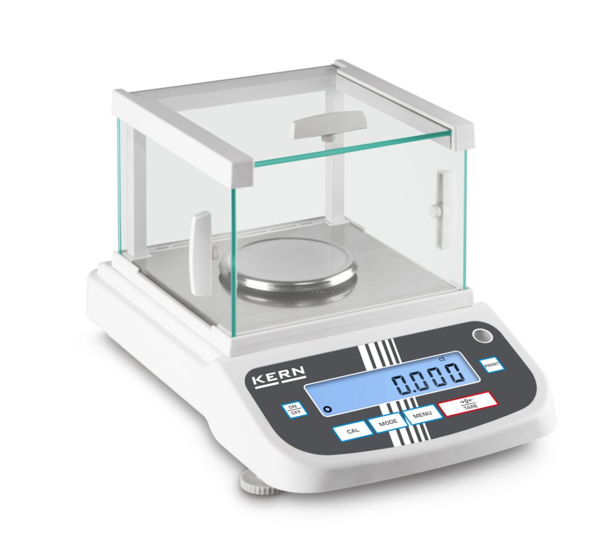 KERN & SOHN ADJ 600-C3 ADJ Analytical Balance, 600 g Capacity, 0.001 g Readability, Internal Calibration, RS-232 - ADJ 600-C3 - Analytical Balances - KERN & SOHN - Weighcore