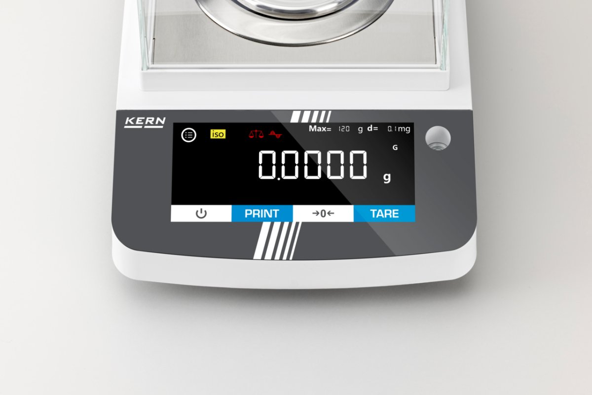 KERN & SOHN ADT 100-4 ADT Analytical Balance, 120 g Capacity, 0.0001 g Readability, Internal Calibration, USB - ADT 100-4 - Analytical Balances - KERN & SOHN - Weighcore