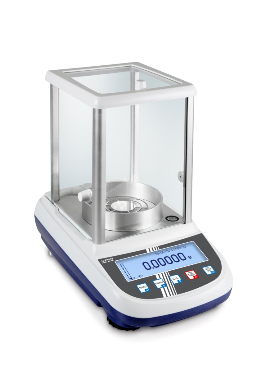 KERN & SOHN ALJ 210-5A ALJ Analytical Balance, 210 g Capacity, 0.00001 g Readability, LCD Graphic; LCD Graphic Display, RS-232 - ALJ 210-5A - Analytical Balances - KERN & SOHN - Weighcore
