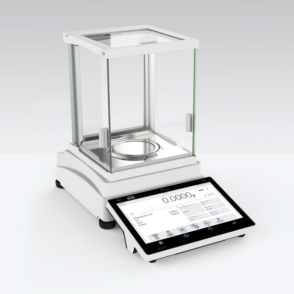 RADWAG AS 5Y AS 62.5Y Analytical Balance, 62g Capacity, 0.01mg Readability, 21 CFR Part 11, Internal Calibration