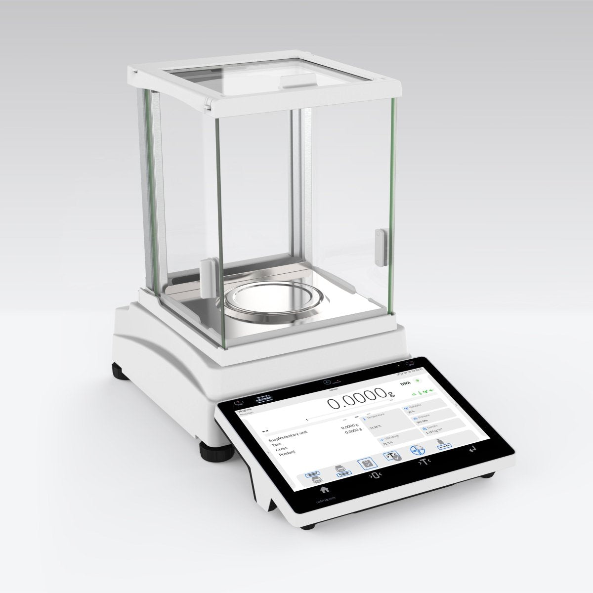 RADWAG AS 5Y AS 120.5Y Analytical Balance, 120g Capacity, 0.01mg Readability, 21 CFR Part 11, Internal Calibration - AS1205Y - Analytical Balances - Radwag - Weighcore