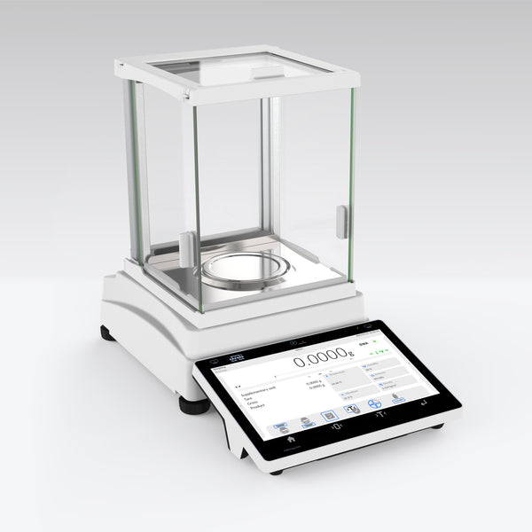RADWAG AS 5Y AS 120.5Y Analytical Balance, 120g Capacity, 0.01mg Readability, 21 CFR Part 11, Internal Calibration