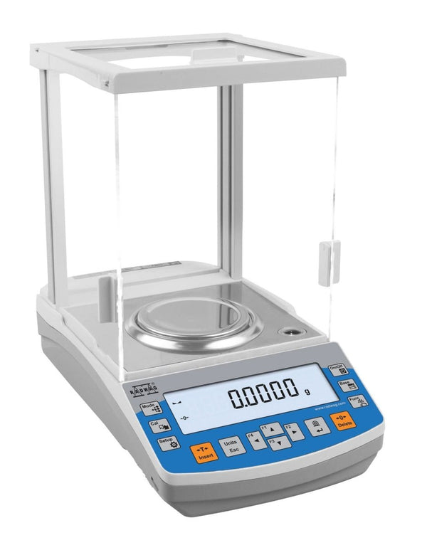 RADWAG AS 220.R2 PLUS AS R2 PLUS Analytical Balance, 220g Capacity, 0.1mg Readability, Internal Calibration, OIML Class I