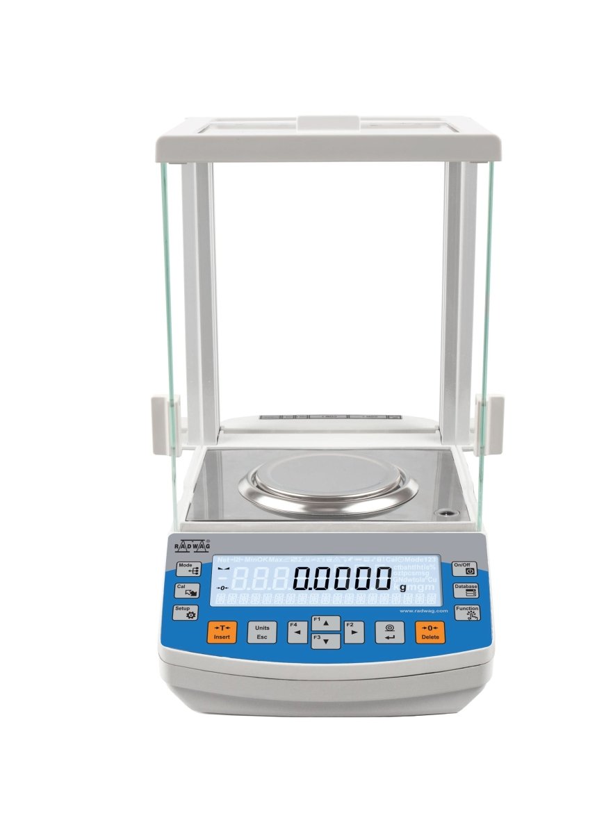 RADWAG AS 310.R2 PLUS AS R2 PLUS Analytical Balance, 310g Capacity, 0.1mg Readability, Internal Calibration, OIML Class I - AS310R2PLUS - Analytical Balances - Radwag - Weighcore