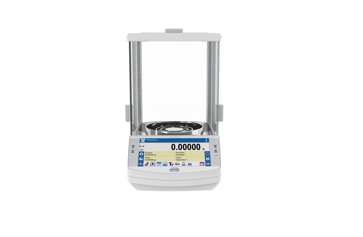 RADWAG AS X7 AS 82/220.X7 Analytical Balance, 82/220g Capacity, 0.01/0.1mg Readability, Internal Calibration, OIML Class I - AS82220X7 - Analytical Balances - Radwag - Weighcore