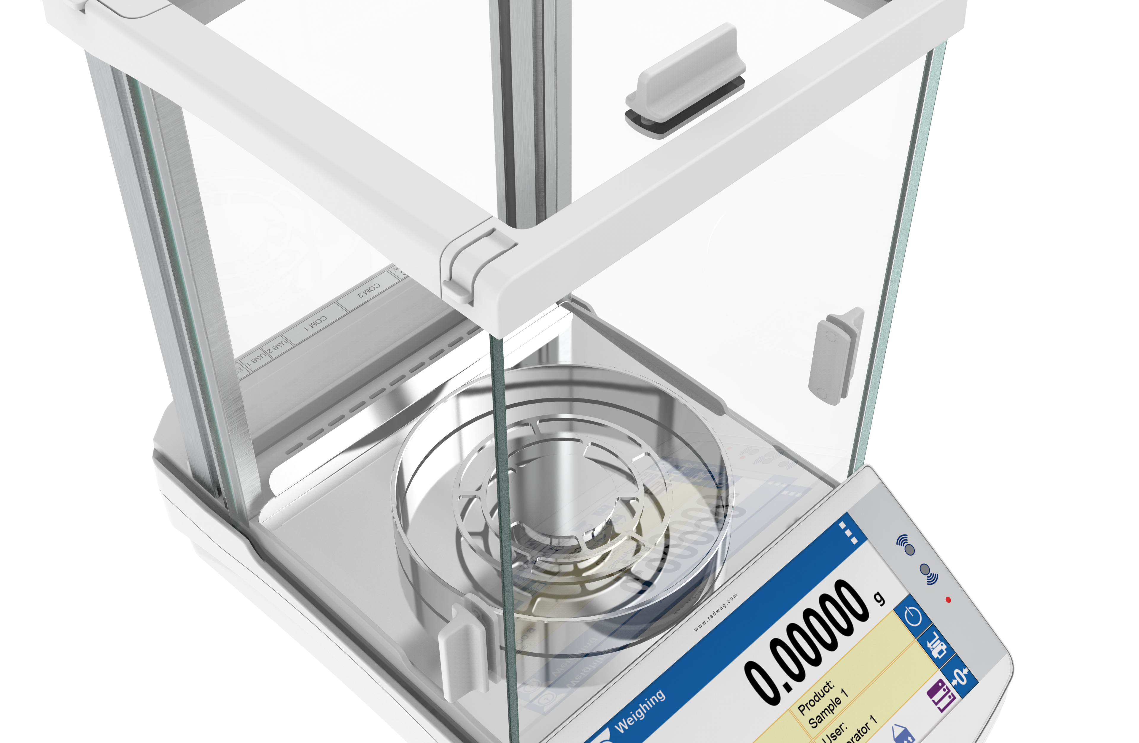RADWAG AS X7 AS 60/220.X7 Analytical Balance, 60/220g Capacity, 0.01/0.1mg Readability, Internal Calibration, OIML Class I