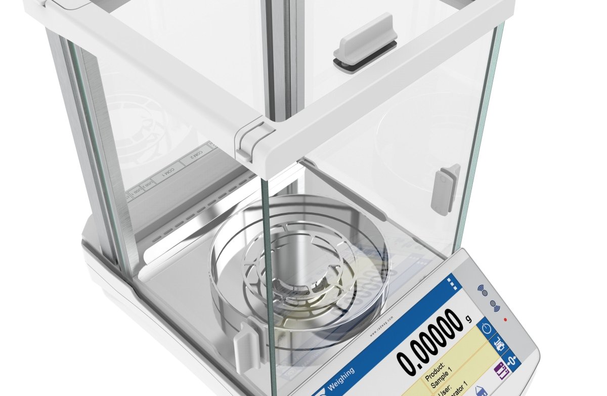 RADWAG AS X7 AS 62.X7 Analytical Balance, 62g Capacity, 0.01mg Readability, Internal Calibration, OIML Class I - AS62X7 - Analytical Balances - Radwag - Weighcore