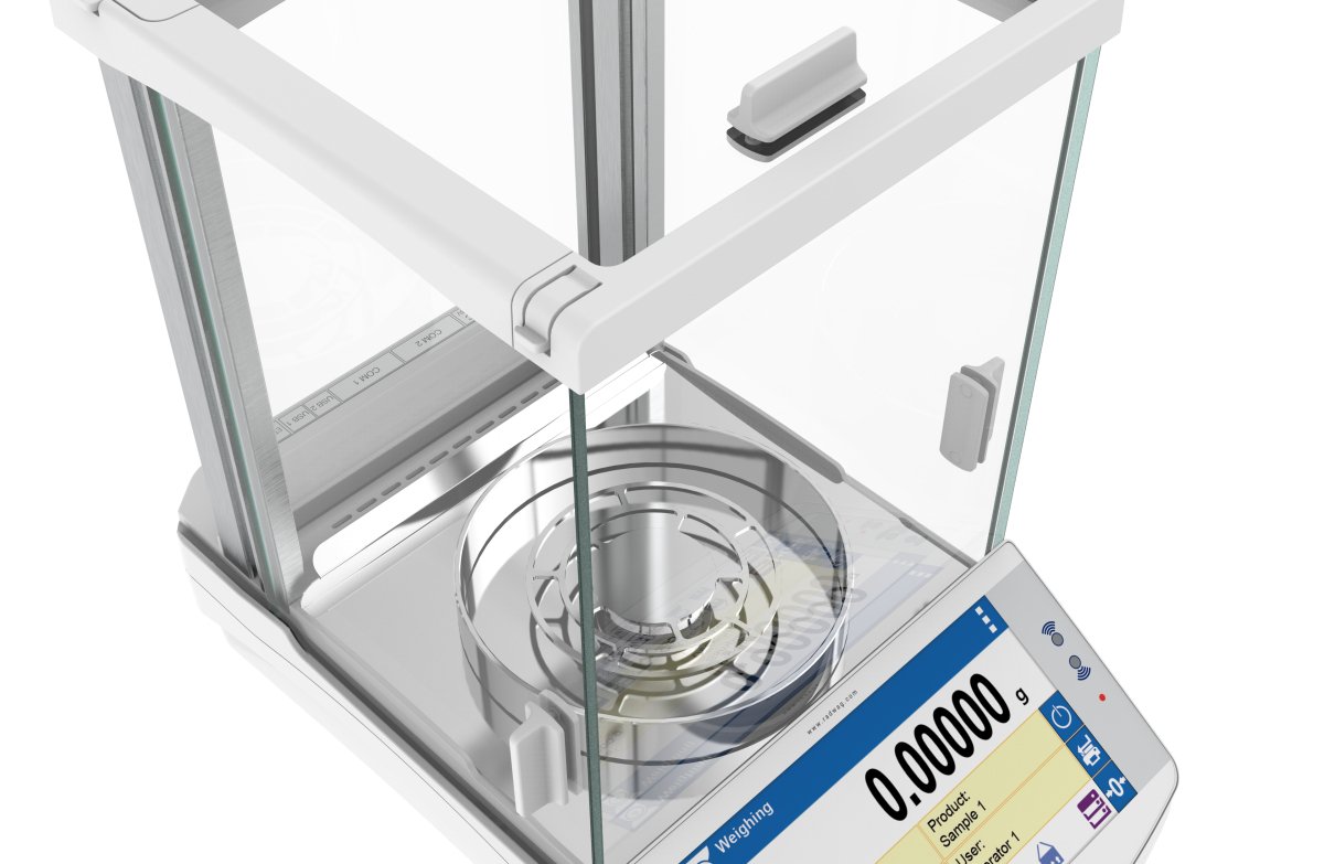 RADWAG AS X7 AS 310.X7 Analytical Balance, 310g Capacity, 0.1mg Readability, Internal Calibration, OIML Class I - AS310X7 - Analytical Balances - Radwag - Weighcore