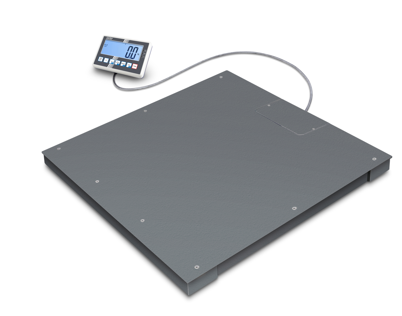 KERN & SOHN BFC 600K-1M BFC Floor Scale, 600 kg Capacity, 0.2 kg Readability, IP67 Rated, RS-232 / USB