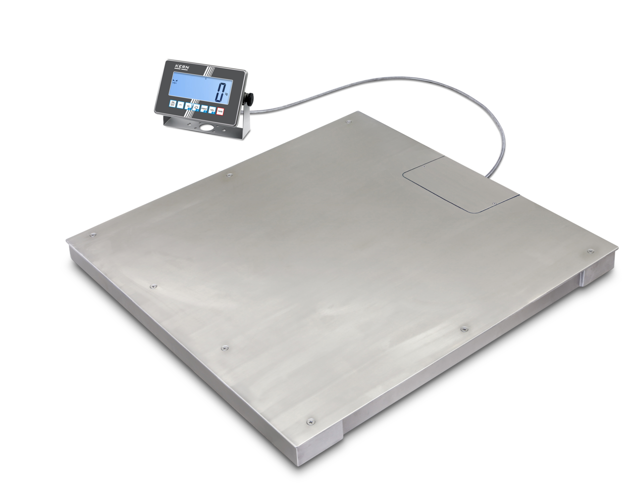 KERN & SOHN BXC 3T-3M BXC Floor Scale, 3000 kg Capacity, 1 kg Readability, IP68 Rated, RS-232 / USB