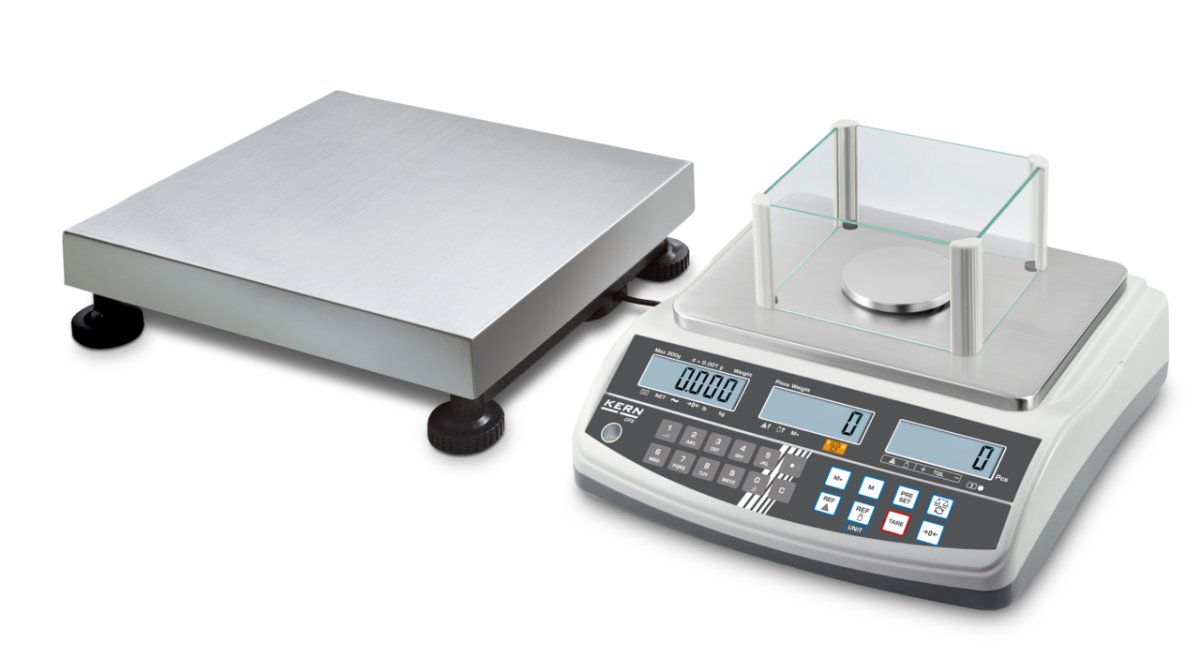 KERN & SOHN CCS 6K-6 CCS Counting System, 6 kg Capacity, 1 g Readability, IP23 Rated, RS-232 - CCS 6K-6 - Counting Scales - KERN & SOHN - Weighcore