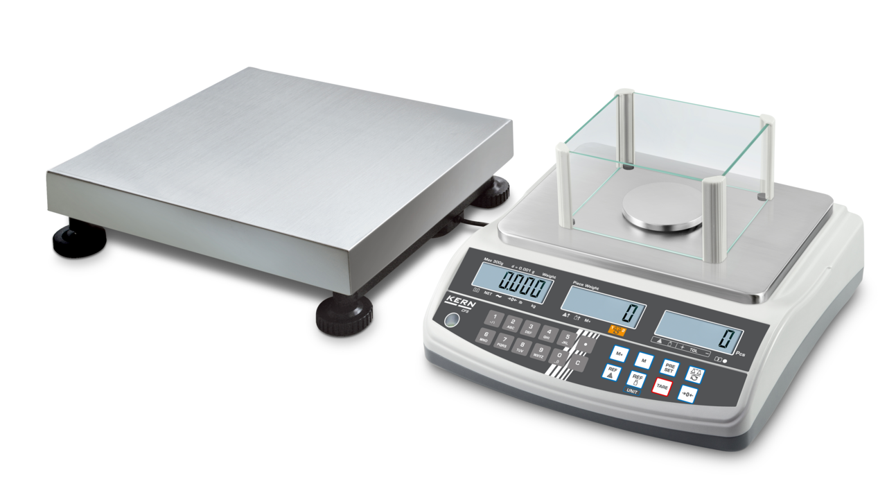 KERN & SOHN CCS 6K-6 CCS Counting System, 6 kg Capacity, 1 g Readability, IP23 Rated, RS-232
