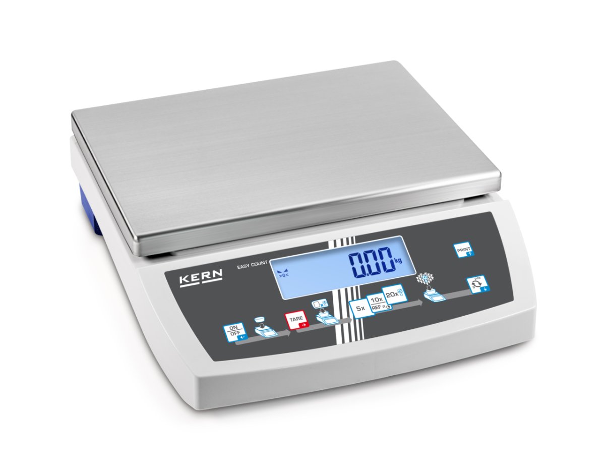 KERN & SOHN CKE 65K0.2 CKE Counting Scale, 65 kg Capacity, 0.0002 kg Readability, RS-232 / USB - CKE 65K0.2 - Counting Scales - KERN & SOHN - Weighcore