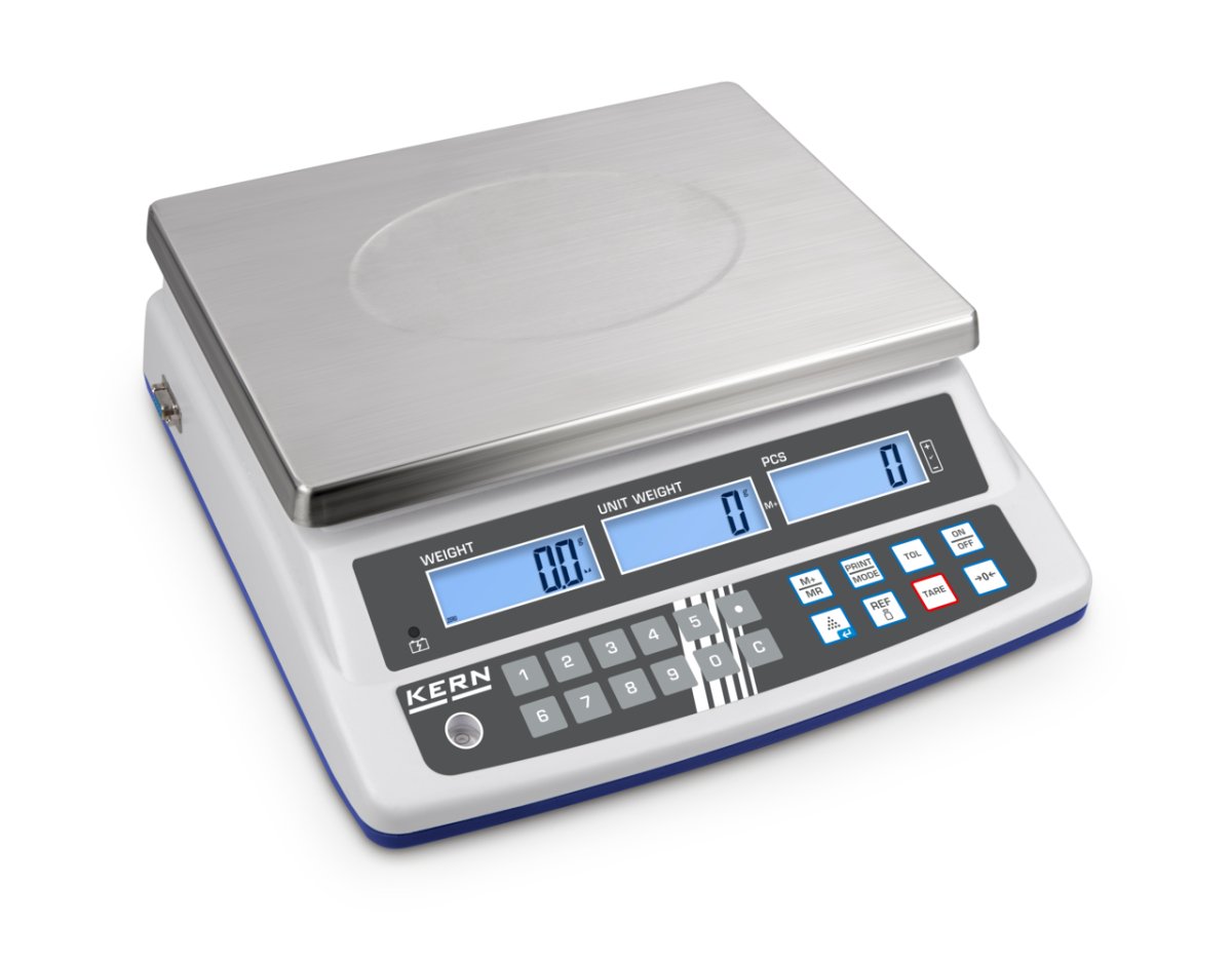 KERN & SOHN CPE 30K-3 CPE Counting Scale, 30 kg Capacity, 0.001 kg Readability, RS-232 - CPE 30K-3 - Counting Scales - KERN & SOHN - Weighcore