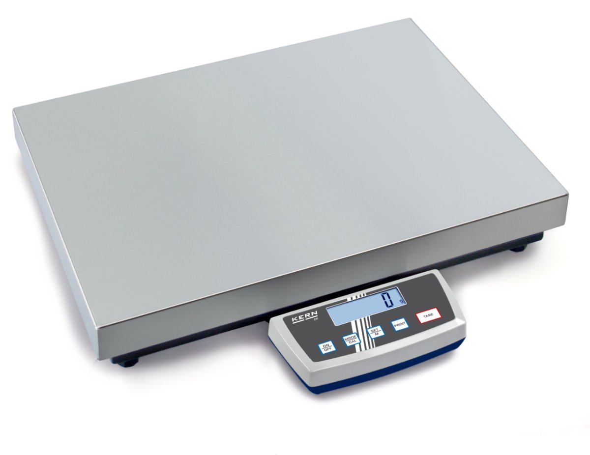 KERN & SOHN DE 150K20DXL DE Platform Scale, 150 kg Capacity, 0.05 kg Readability, RS-232 - DE 150K20DXL - Weigh Platforms - KERN & SOHN - Weighcore