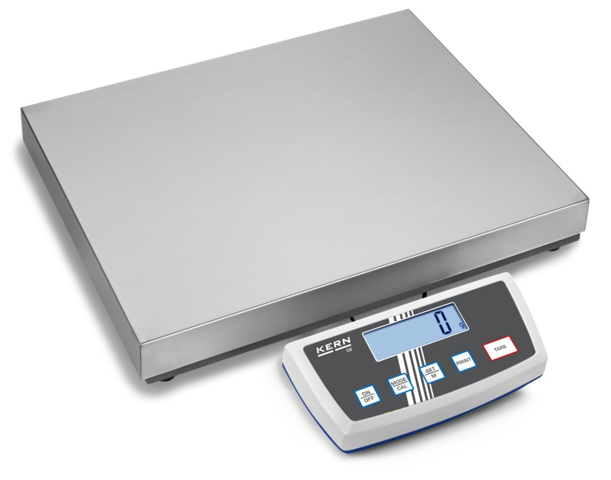 KERN & SOHN DE 60K10DL DE Platform Scale, 60 kg Capacity, 0.02 kg Readability, RS-232 - DE 60K10DL - Weigh Platforms - KERN & SOHN - Weighcore