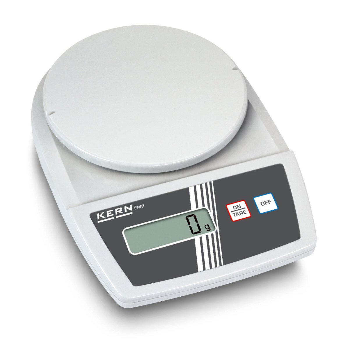 KERN & SOHN EMB 2200-0 EMB Educational Balance, 2200 g Capacity, 1 g Readability - EMB 2200-0 - Educational Balances - KERN & SOHN - Weighcore