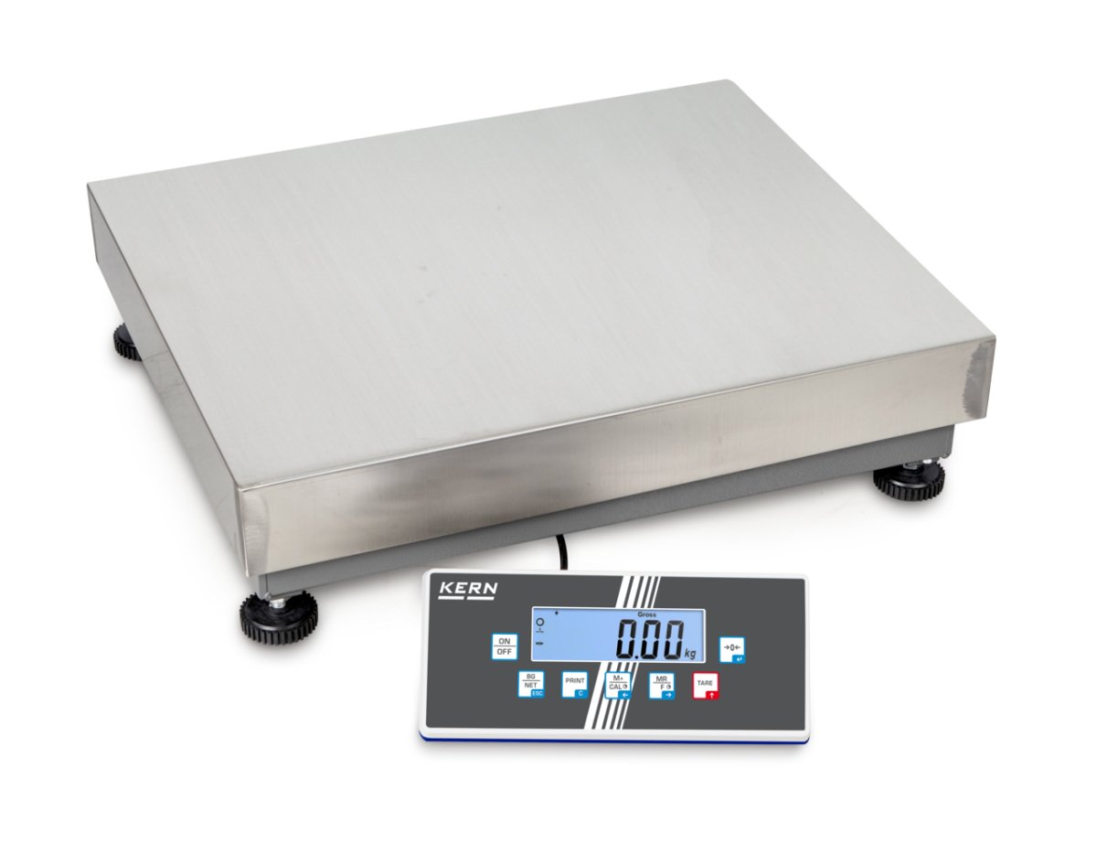 KERN & SOHN EOC 100K-2XL EOC Platform Scale, 150 kg Capacity, 0.05 kg Readability, IP65 Rated, RS-232 - EOC 100K-2XL - Weigh Platforms - KERN & SOHN - Weighcore
