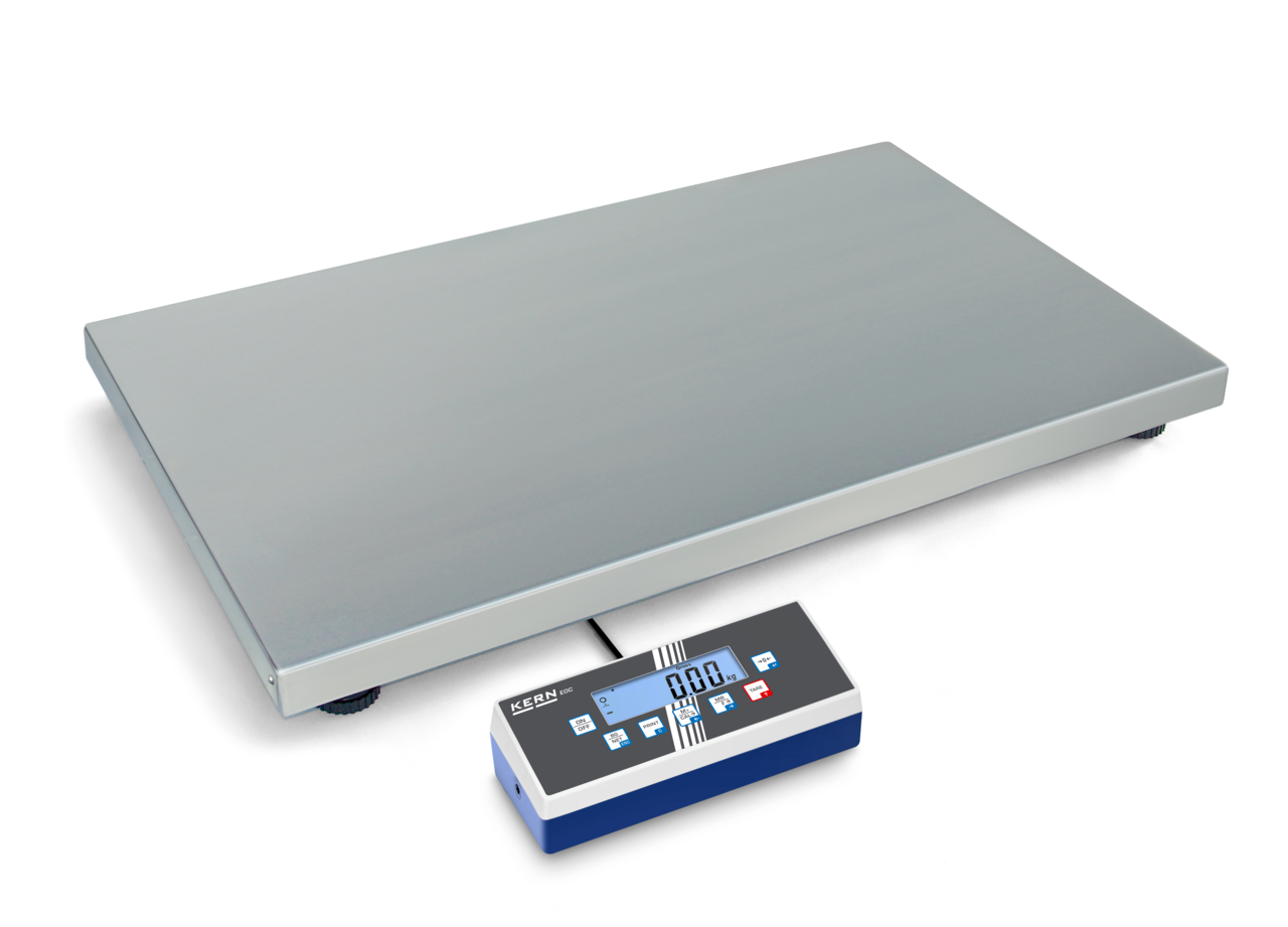 KERN & SOHN EOC 100K-2XXL EOC Platform Scale, 150 kg Capacity, 0.05 kg Readability, IP65 Rated, RS-232